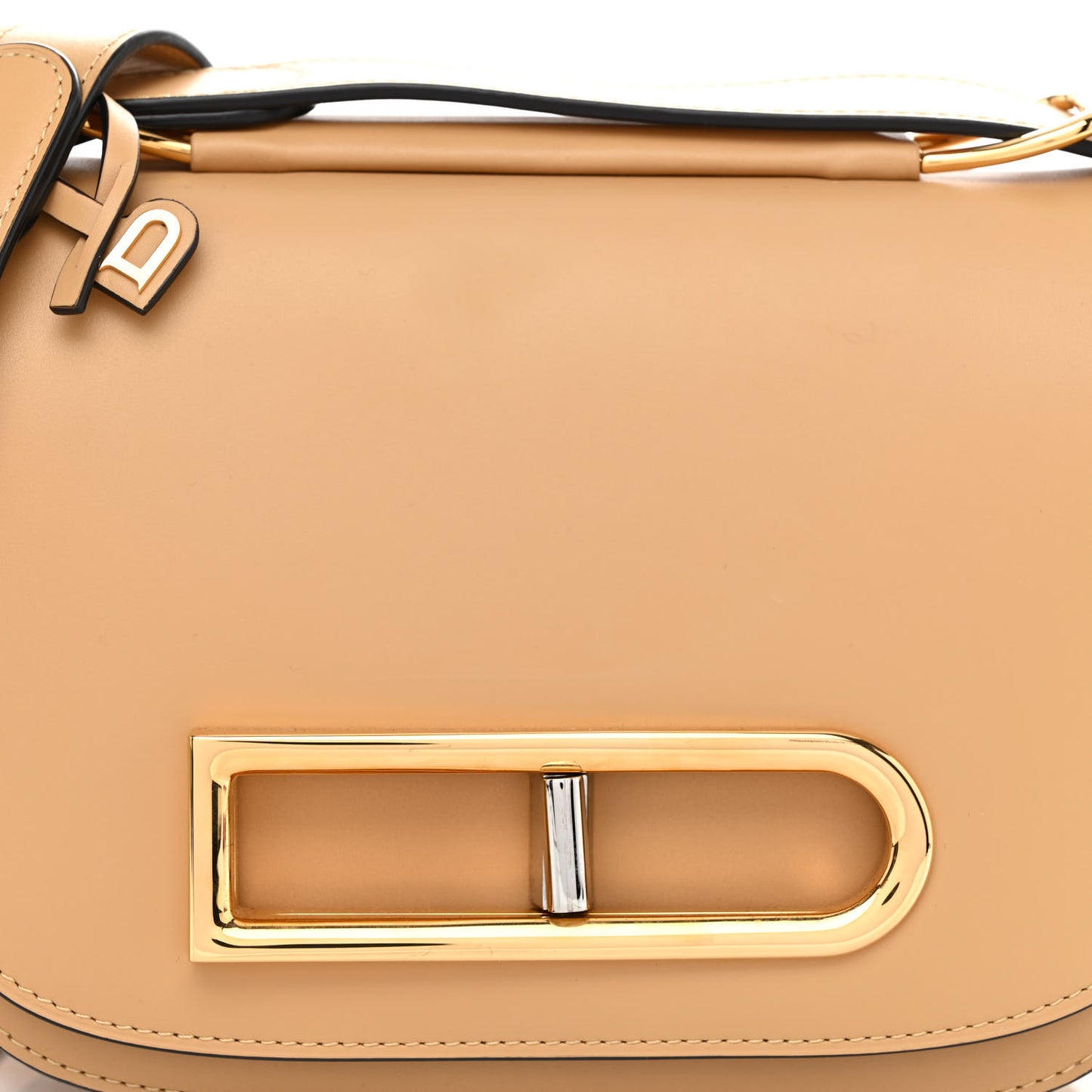 Olen Calfskin Small Lingot Crossbody Latte