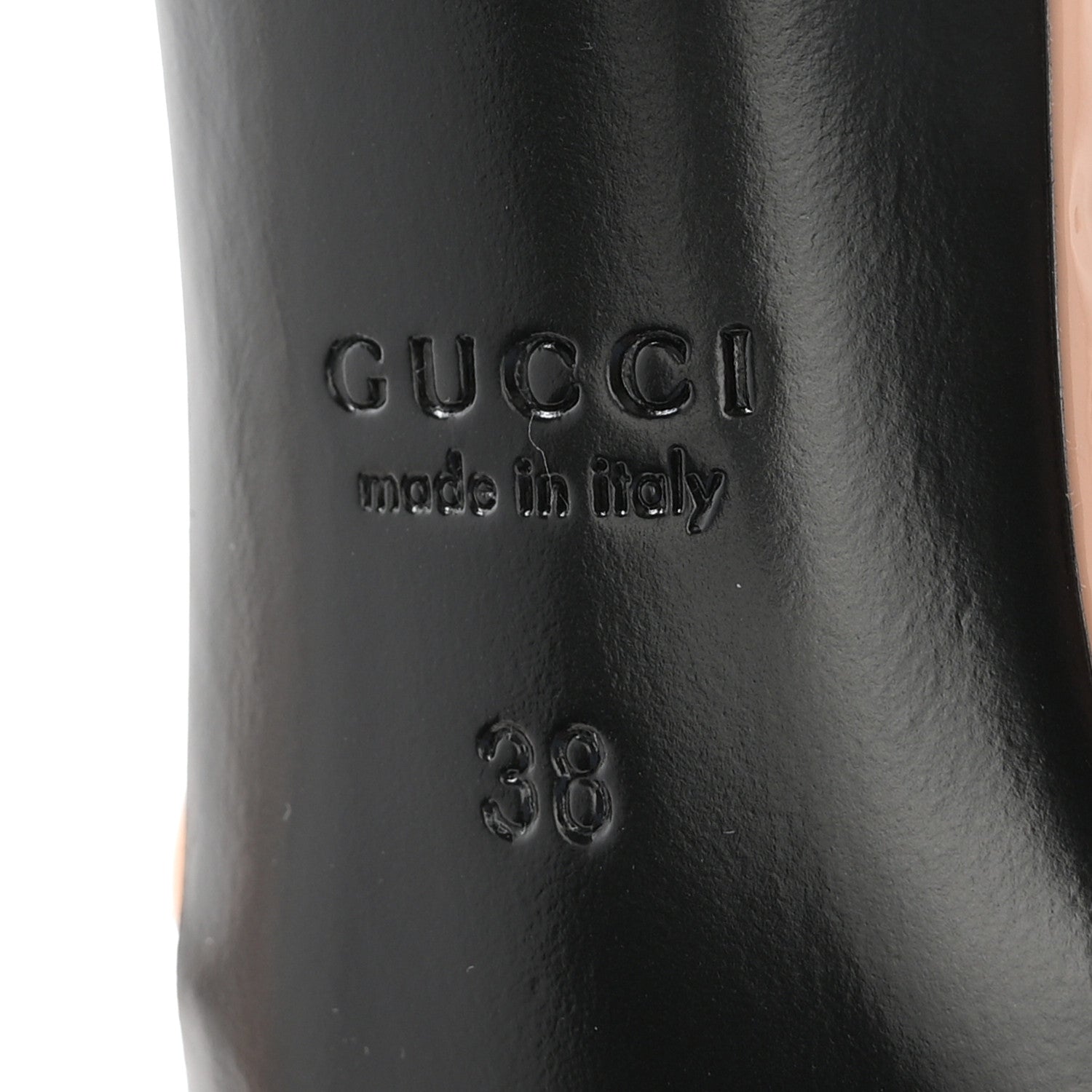 Gucci Vernice Crystal Embellished Guinevere Slingback Pumps 38 Rose Dust 7 of 10