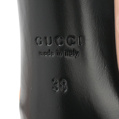 Gucci Vernice Crystal Embellished Guinevere Slingback Pumps 38 Rose Dust 7 of 10