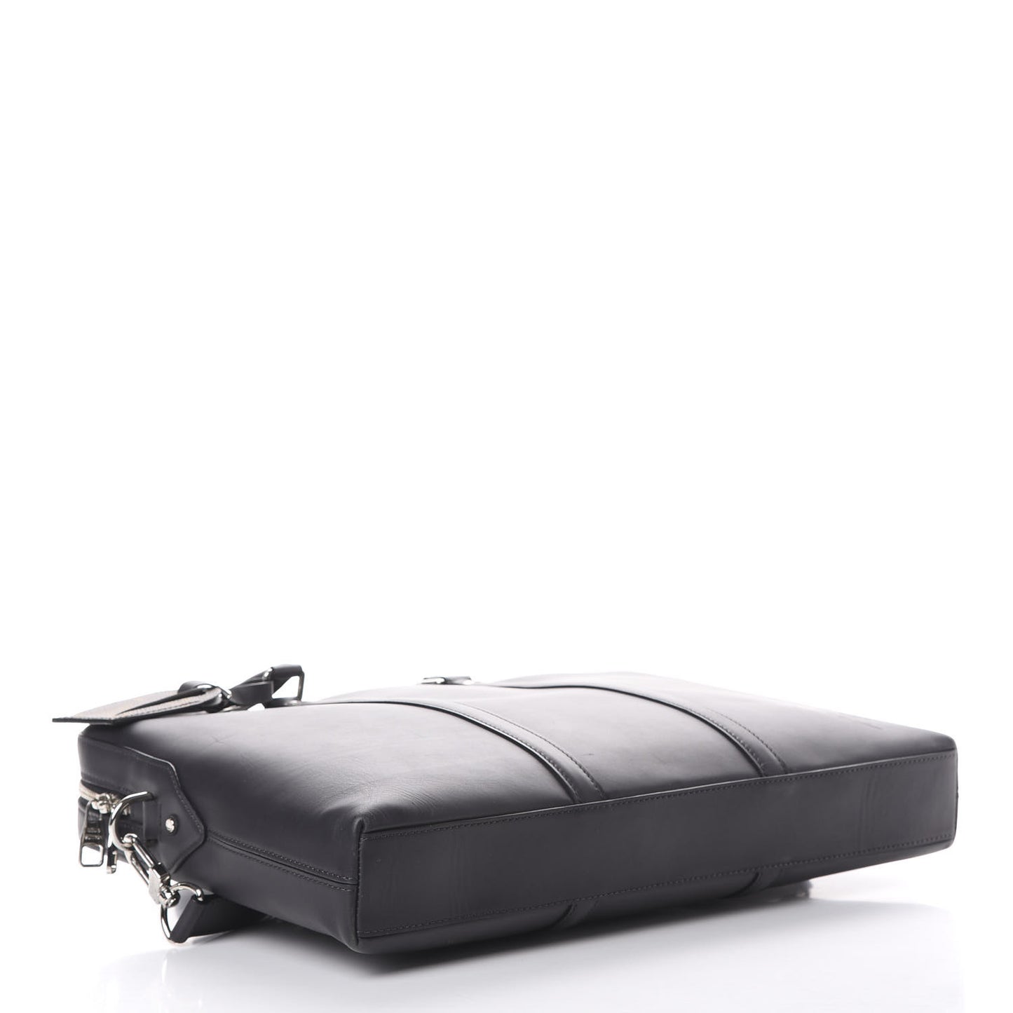 Cuir Ombre Porte-Documents Voyage Bandouliere Anthracite