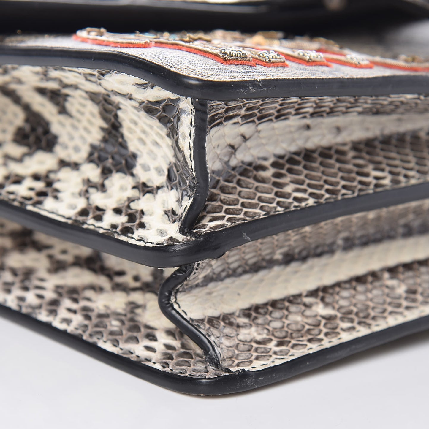 GG Supreme Monogram Elaphe Elephant Embroidered Small Dionysus Shoulder Bag