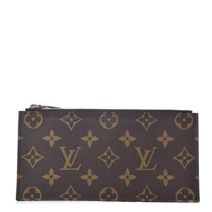 Louis Vuitton Monogram Felicie Chain Wallet Zippered Insert Fuchsia 1 of 6