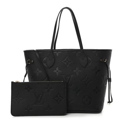 Louis Vuitton Empreinte Monogram Giant Neverfull MM Black 1 of 9
