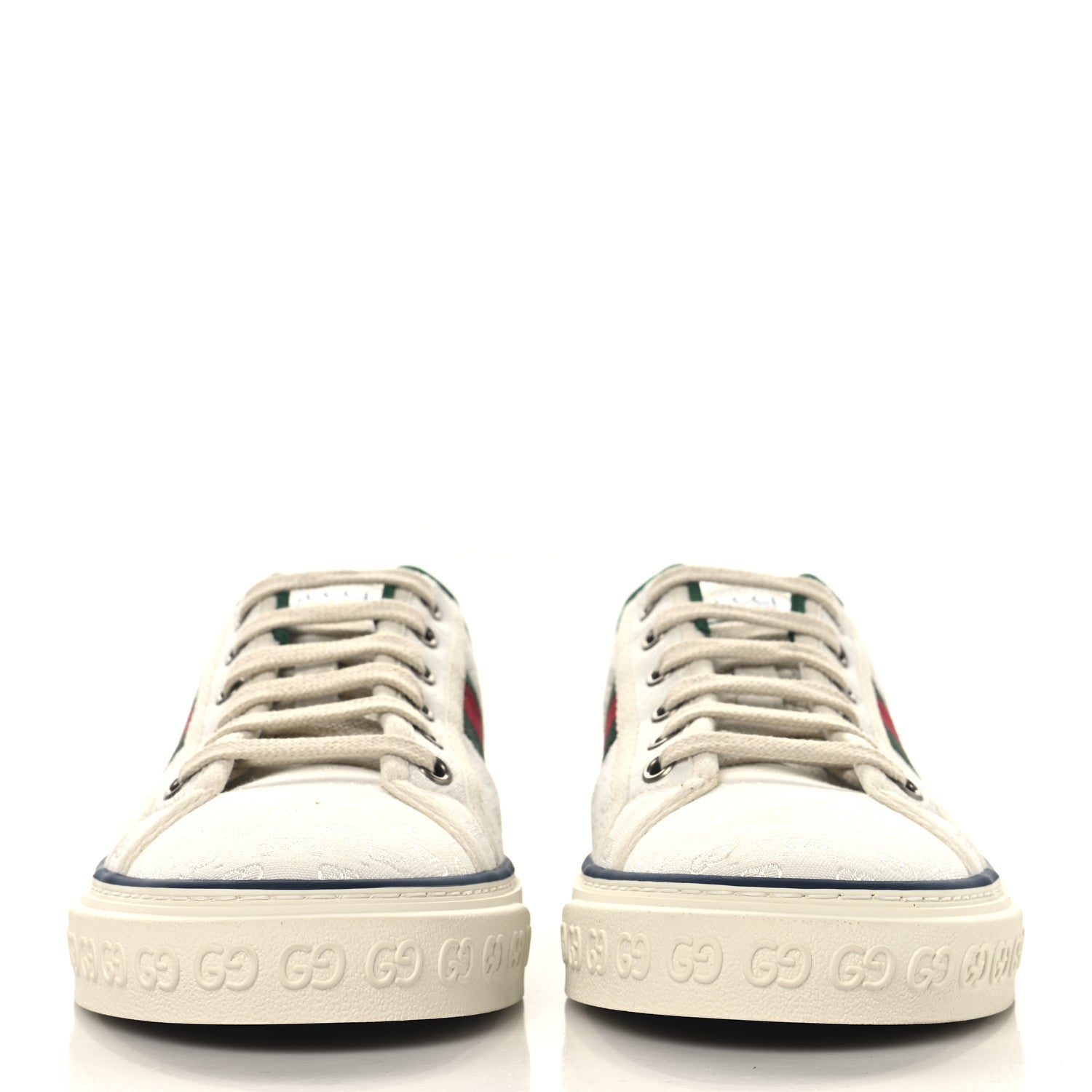 Gucci Jacquard Mini GG Monogram Web Womens 1977 Tennis Sneakers 40.5 White 3 of 9
