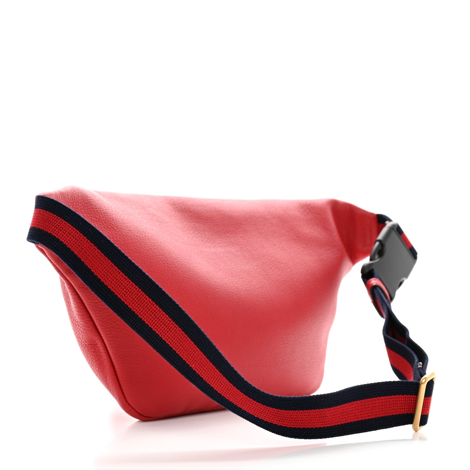 Gucci Grained Calfskin Small Logo Belt Bag Hibiscus Red 3 of 16