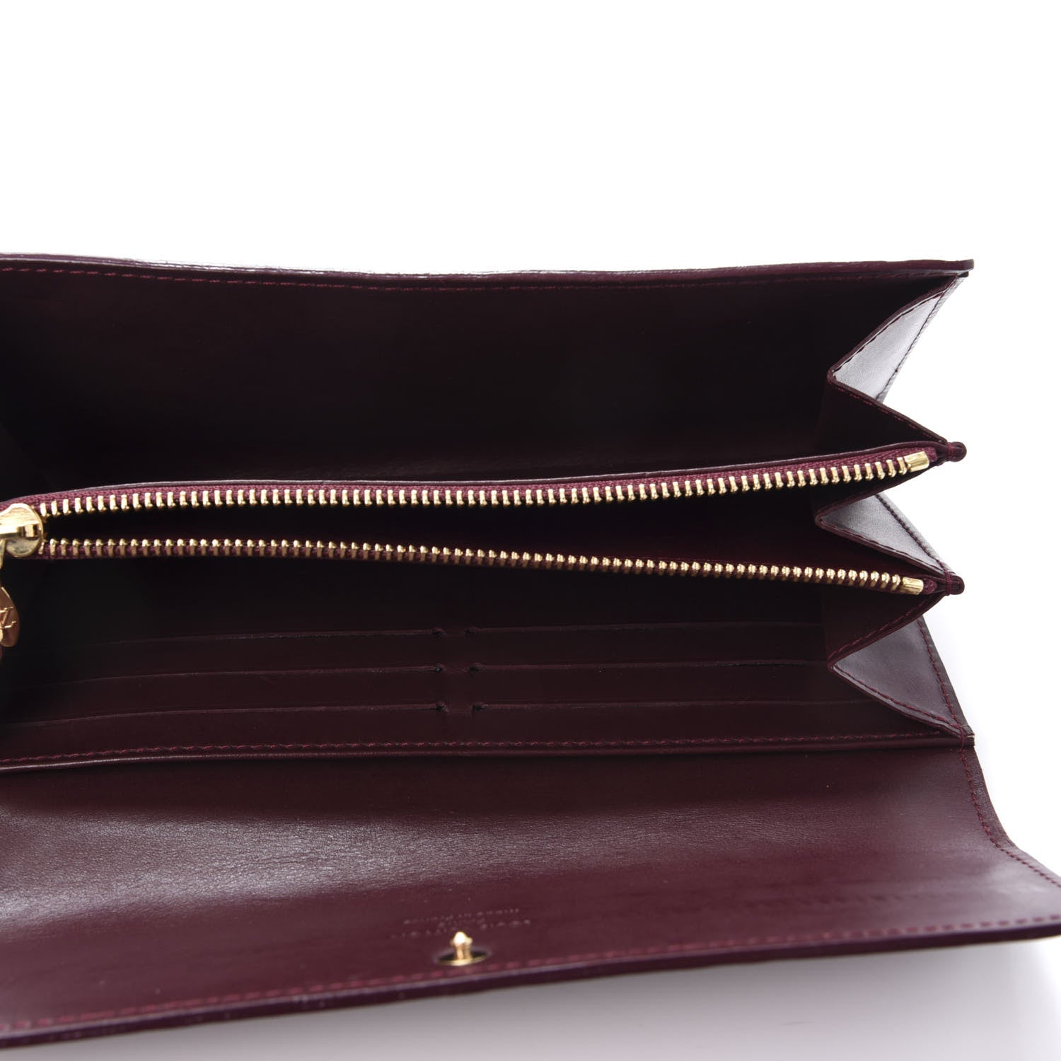 Louis Vuitton Vernis Sarah Wallet Rouge Fauviste 5 of 10