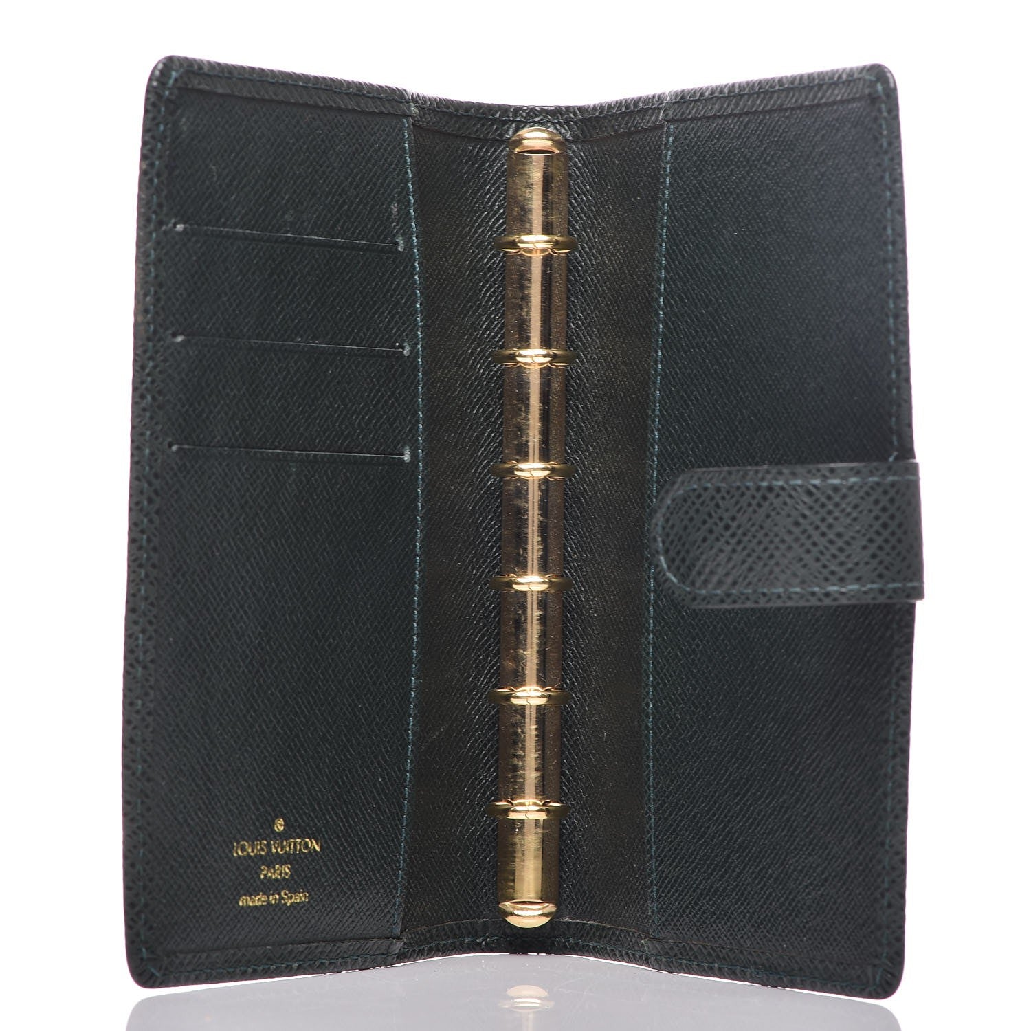 Louis Vuitton Taiga Small Ring Agenda Cover Epicea 5 of 8