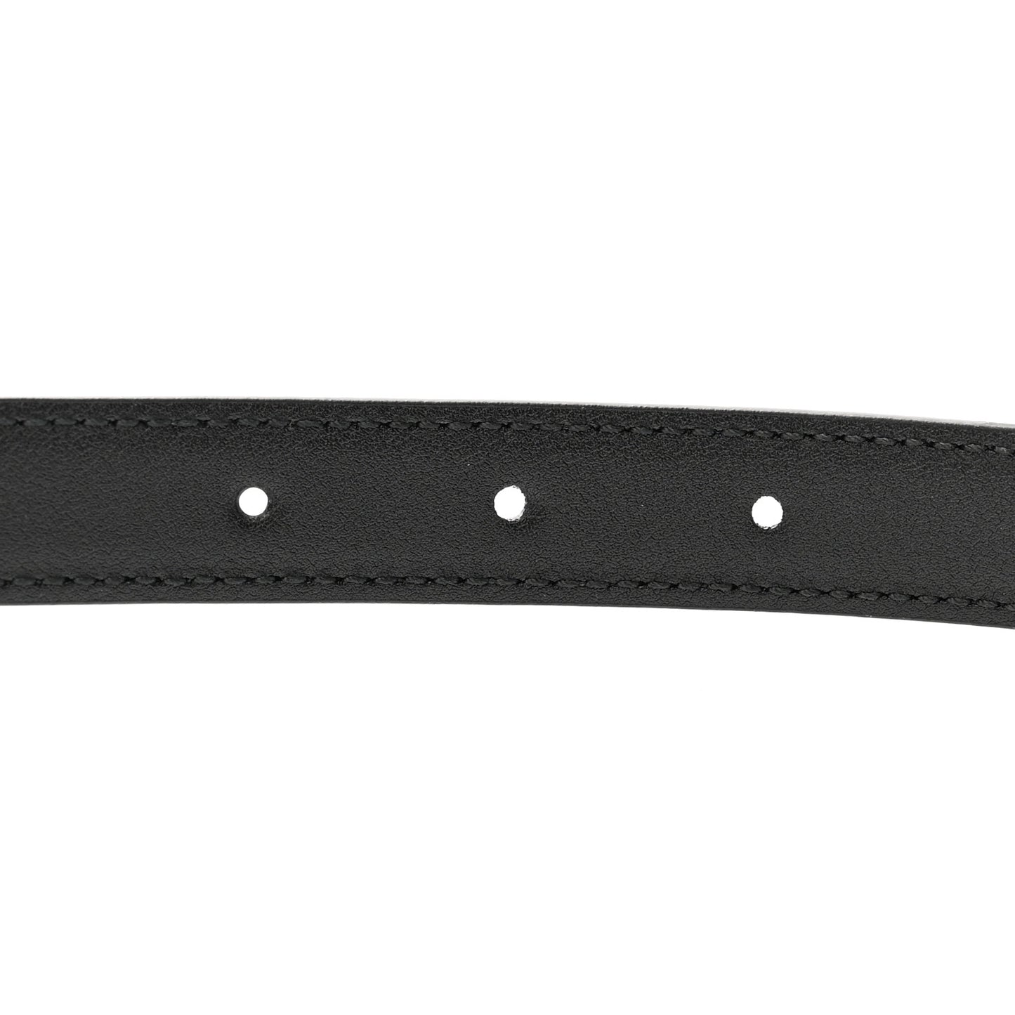 Plutone Calfskin Gucci Buckle 20mm Thin Belt 85 34 Black