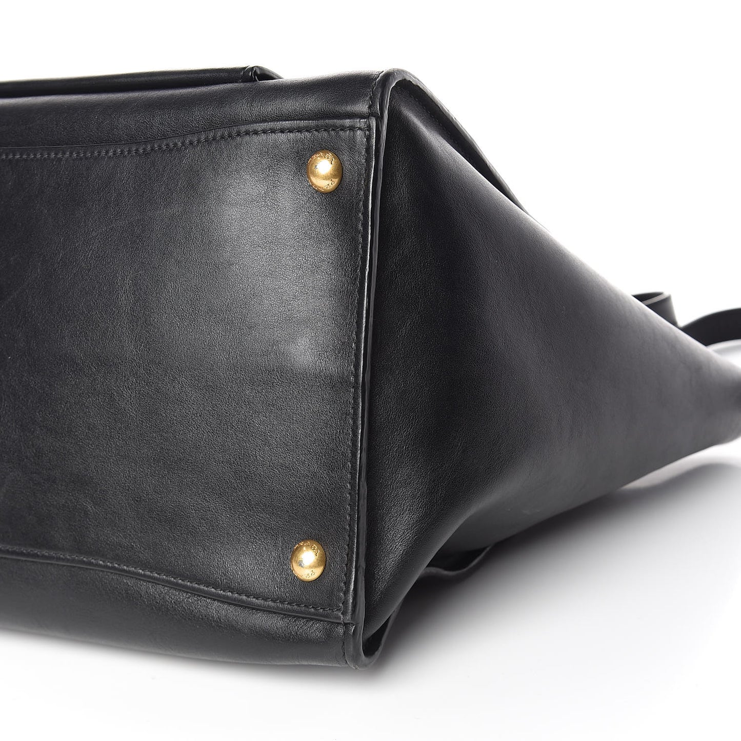 Soft Calfskin Shopping Tote Black