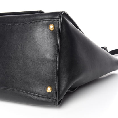 Prada Soft Calfskin Shopping Tote Black 9 of 12