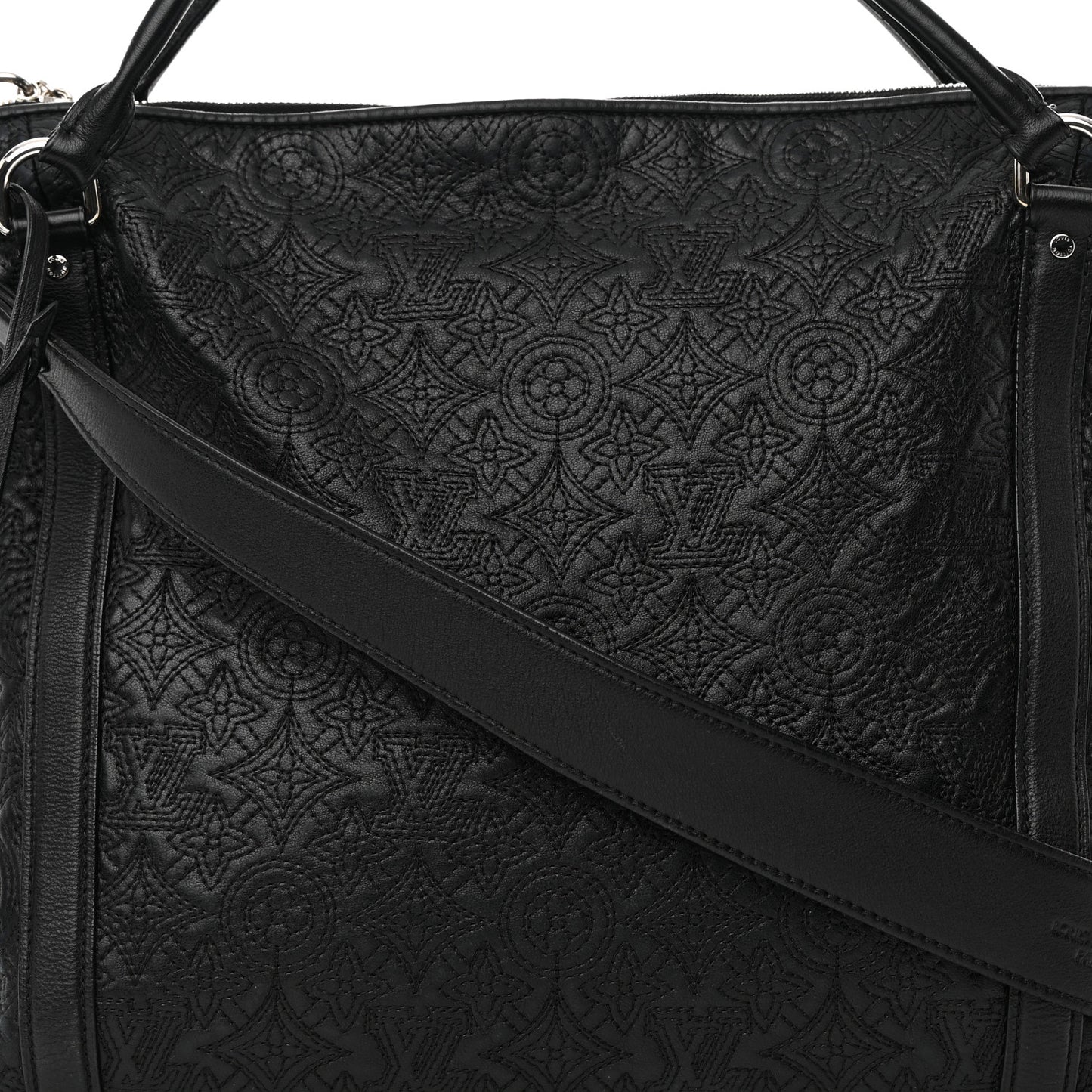 Monogram Lambskin Antheia IXIA MM Black