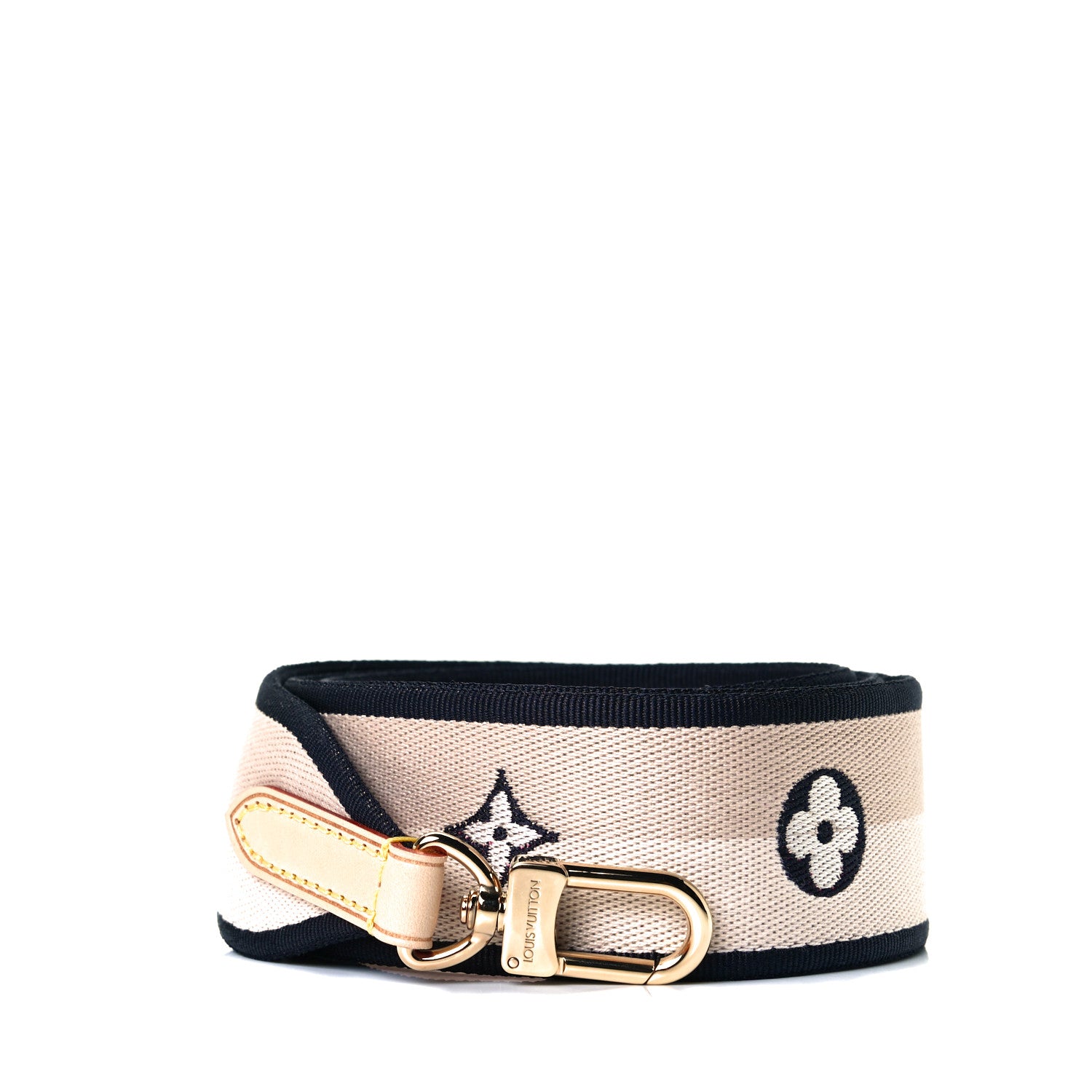 Louis Vuitton Jacquard Speedy Bandouliere 20 Shoulder Strap Black 1 of 4