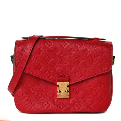Louis Vuitton Empreinte Pochette Metis Cherry 1 of 8