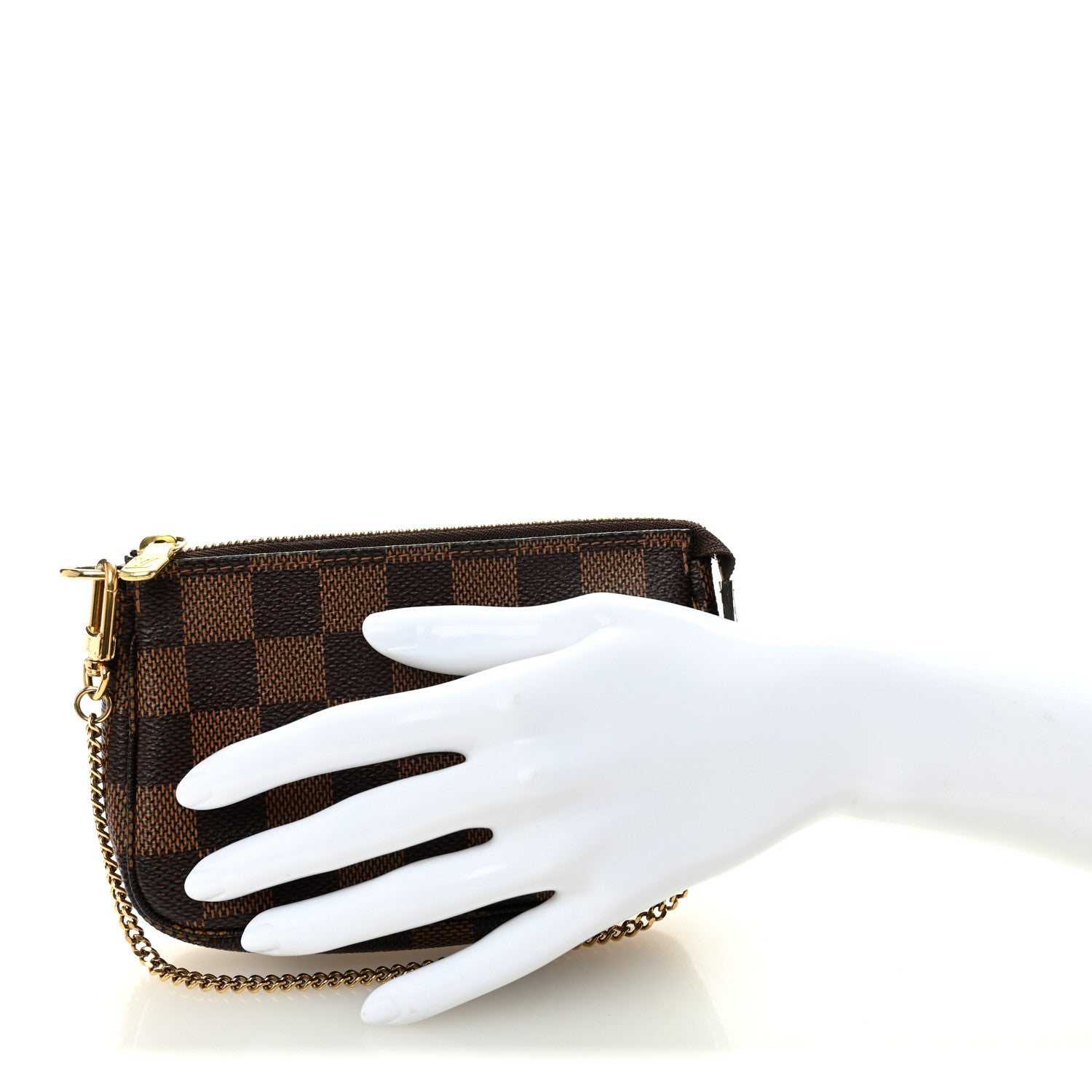 Louis Vuitton Damier Ebene Mini Pochette Accessories 2 of 7