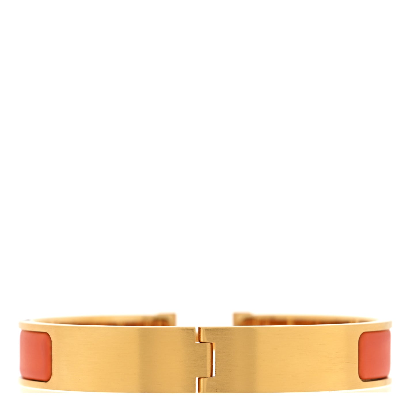 Matte Enamel Narrow Clic Clac HH Bracelet T5 Orange
