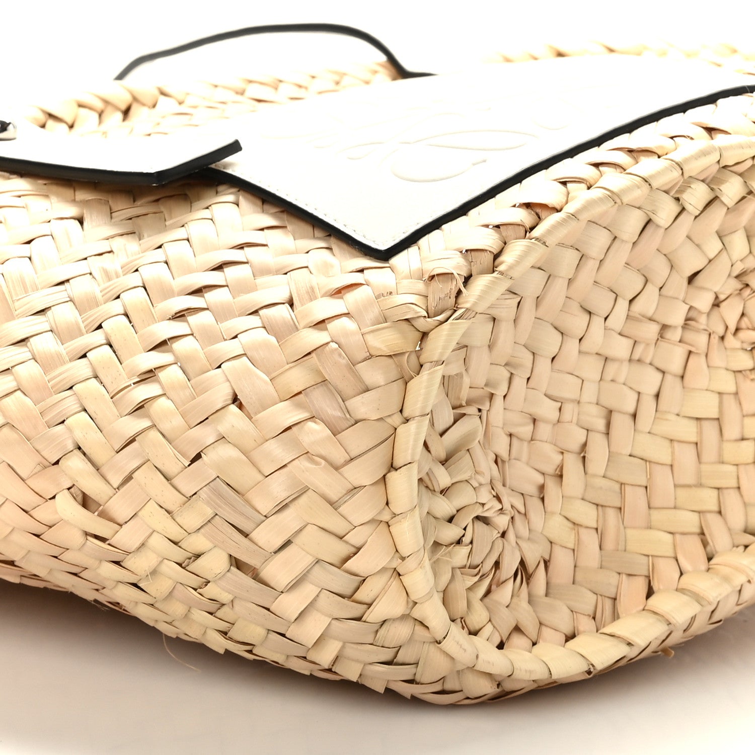 Loewe Raffia Small Basket Tote Bag Natural White 8 of 8