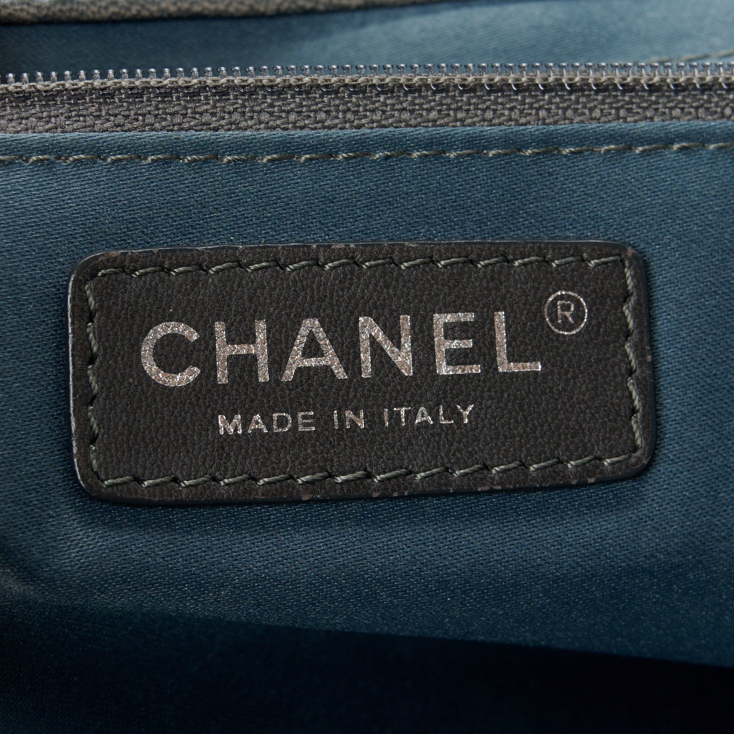 Chanel Lambskin Quilted Jumbo Coco Loop Flap Grey 7 of 13