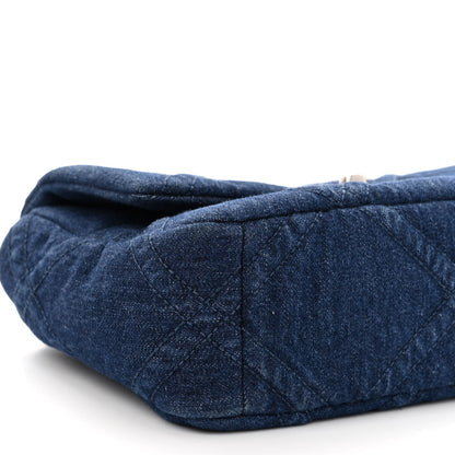 Chanel Denim Quilted Medium Chanel 19 Flap Blue 9 of 10