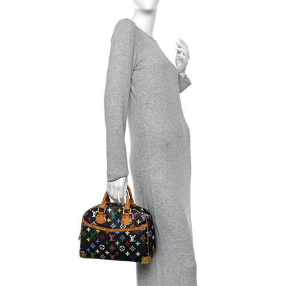 Louis Vuitton Monogram Multicolor Trouville Black 2 of 14