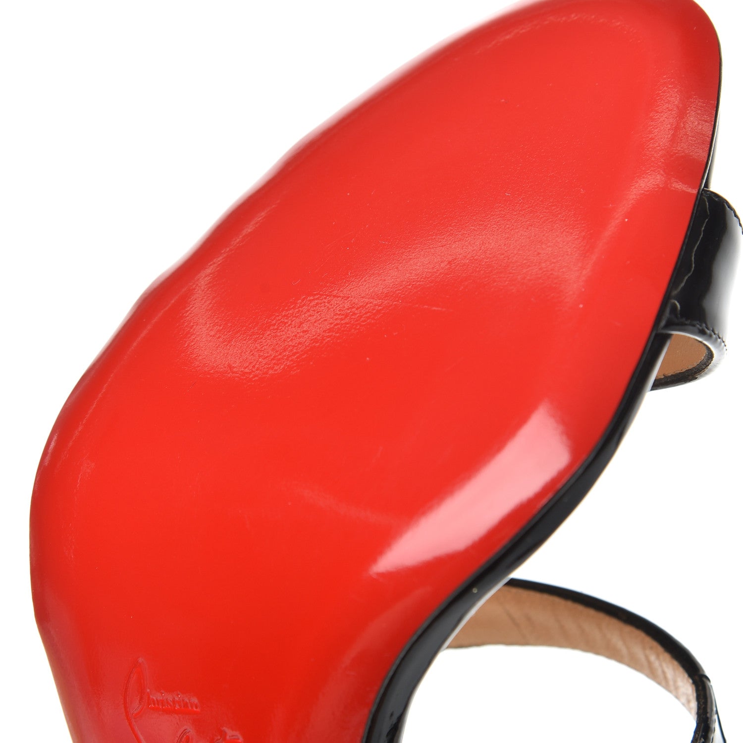 Christian Louboutin Patent Vavazou Asymmetric 100 Strappy Sandals 39 Black 9 of 11