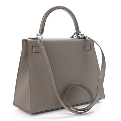 Hermes Epsom Kelly Sellier 28 Etain 3 of 11