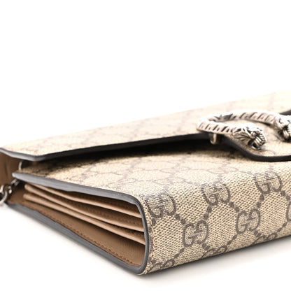 Gucci GG Supreme Monogram Mini Dionysus Chain Wallet Beige Taupe 8 of 10