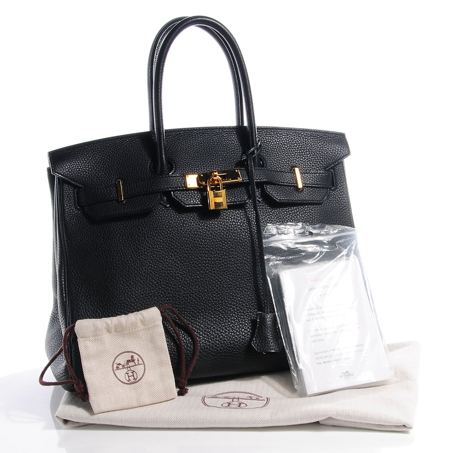 Hermes Togo Birkin 35 Black 5 of 10