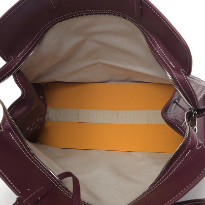 Goyard Goyardine Sac Hardy Pet Carrier PM Burgundy 5 of 9
