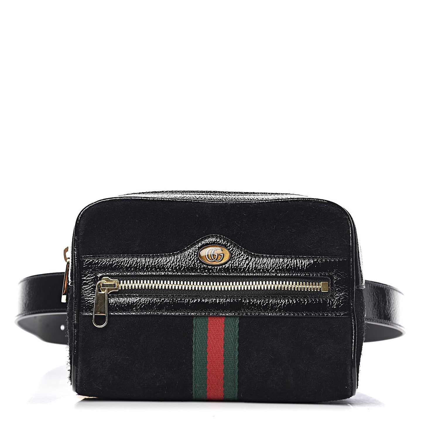 Suede Small Ophidia Belt Bag 85 34 Black