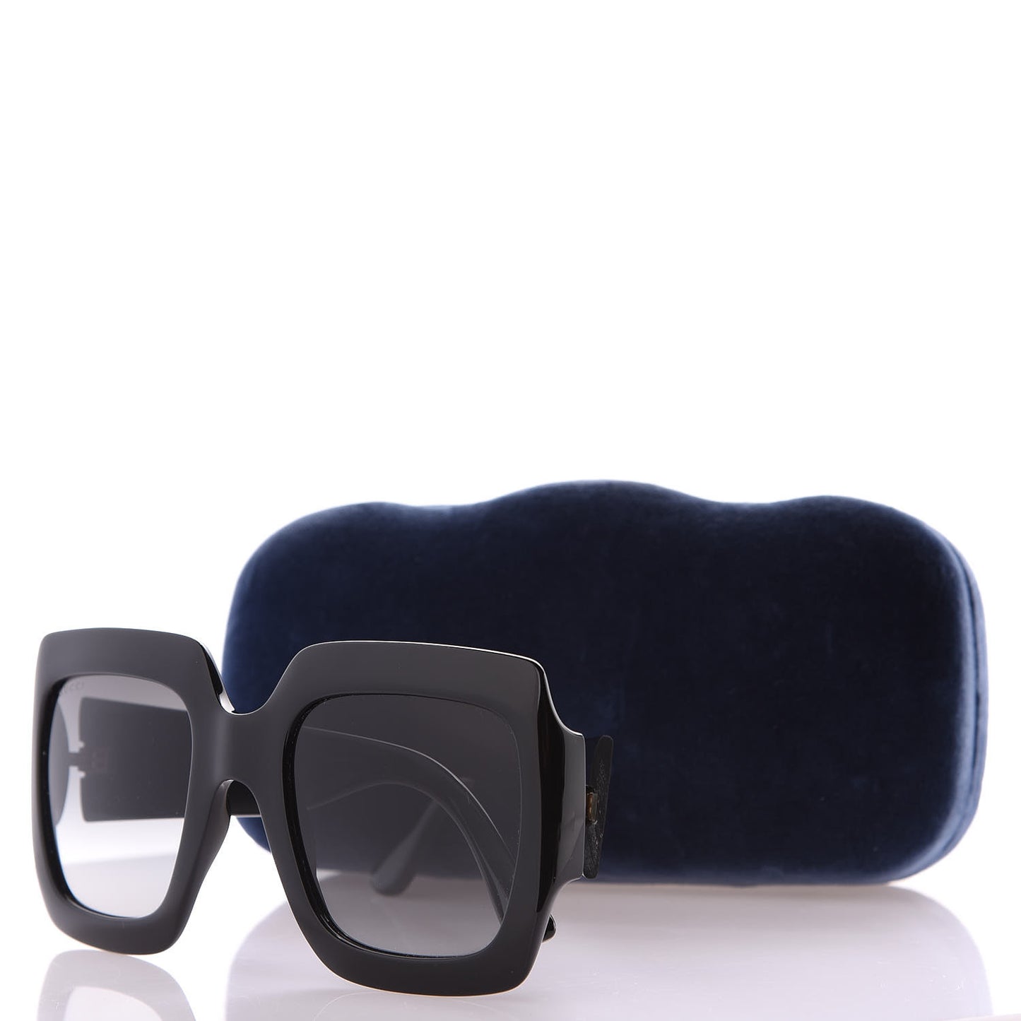 Acetate Square Frame Sunglasses GG0053S Black
