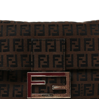 Fendi Zucchino Baguette Dark Brown 8 of 10