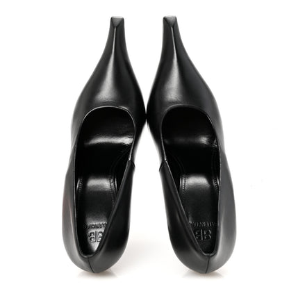 Balenciaga Distressed Calfskin Odeon 100mm Pumps 38 Black 2 of 10