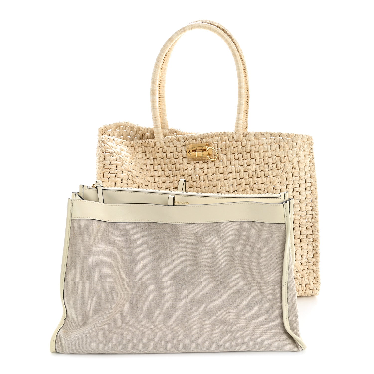 Salvatore Ferragamo ゴールドパーティーバッグ Mini bag Double Gancini chain - Women | Ferragamo