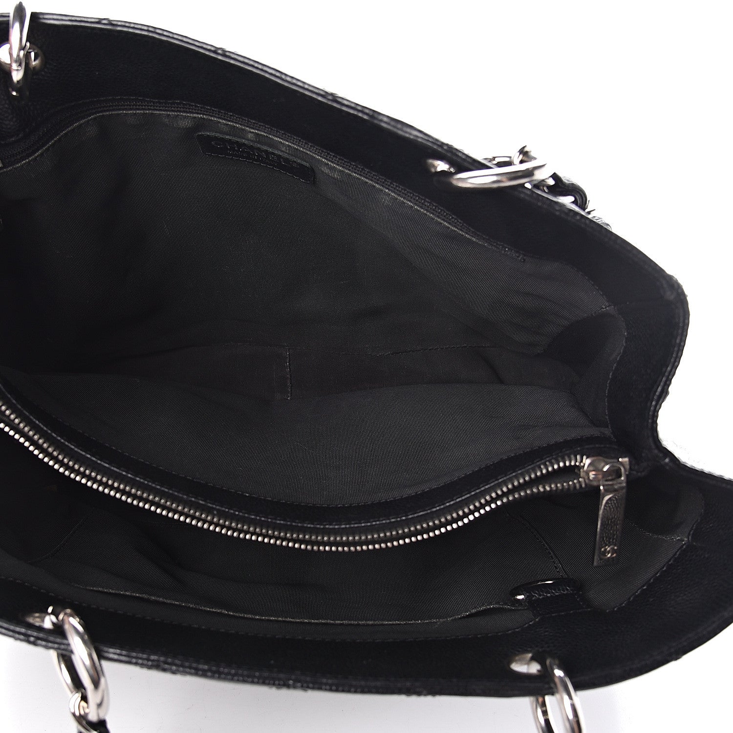 Chanel Caviar Quilted Grand Shopping Tote GST Black 5 of 24