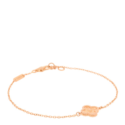Van Cleef & Arpels 18K Rose Gold Sweet Alhambra Bracelet 1 of 3