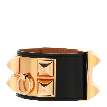 Hermes Box Collier de Chien CDC Bracelet T2 Black 1 of 5