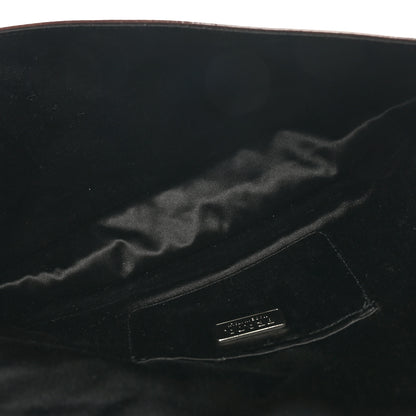 Prada Vernice Sfumato Metal Clutch Nudo Black 5 of 6