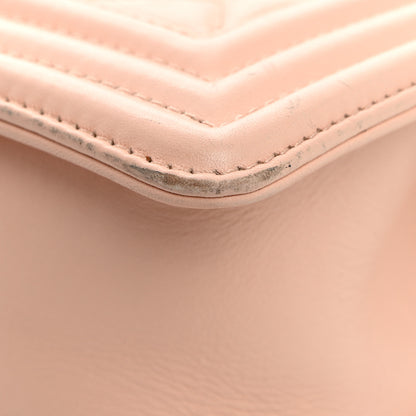 Chanel Lambskin Quilted Boy Flap Light Pink 14 of 18