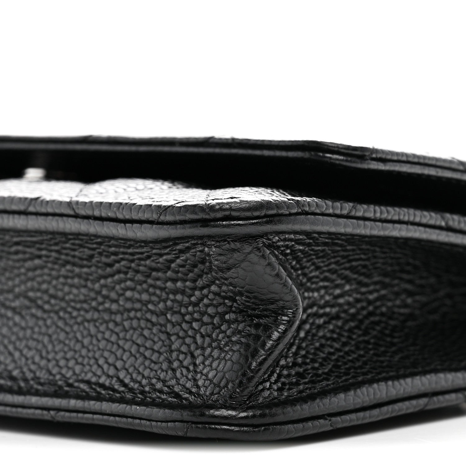 Chanel Caviar Quilted Wallet on Chain WOC Black 11 of 12