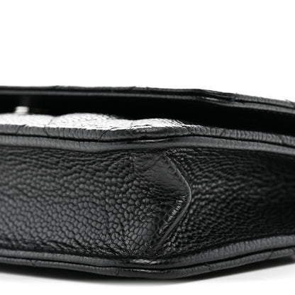 Chanel Caviar Quilted Wallet on Chain WOC Black 11 of 12
