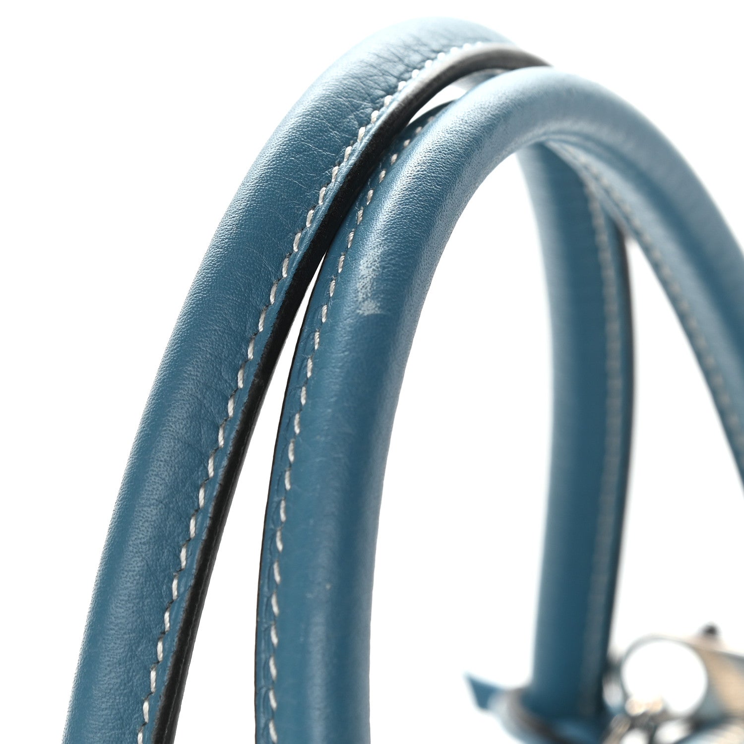 Hermes Taurillon Clemence Bolide 31 Blue Jean 9 of 9