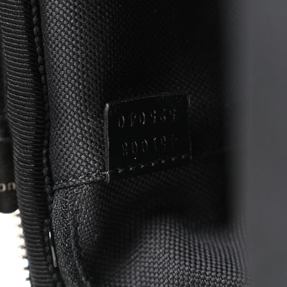 Gucci GG Supreme Monogram Four Wheel Suitcase Black Grey 6 of 9
