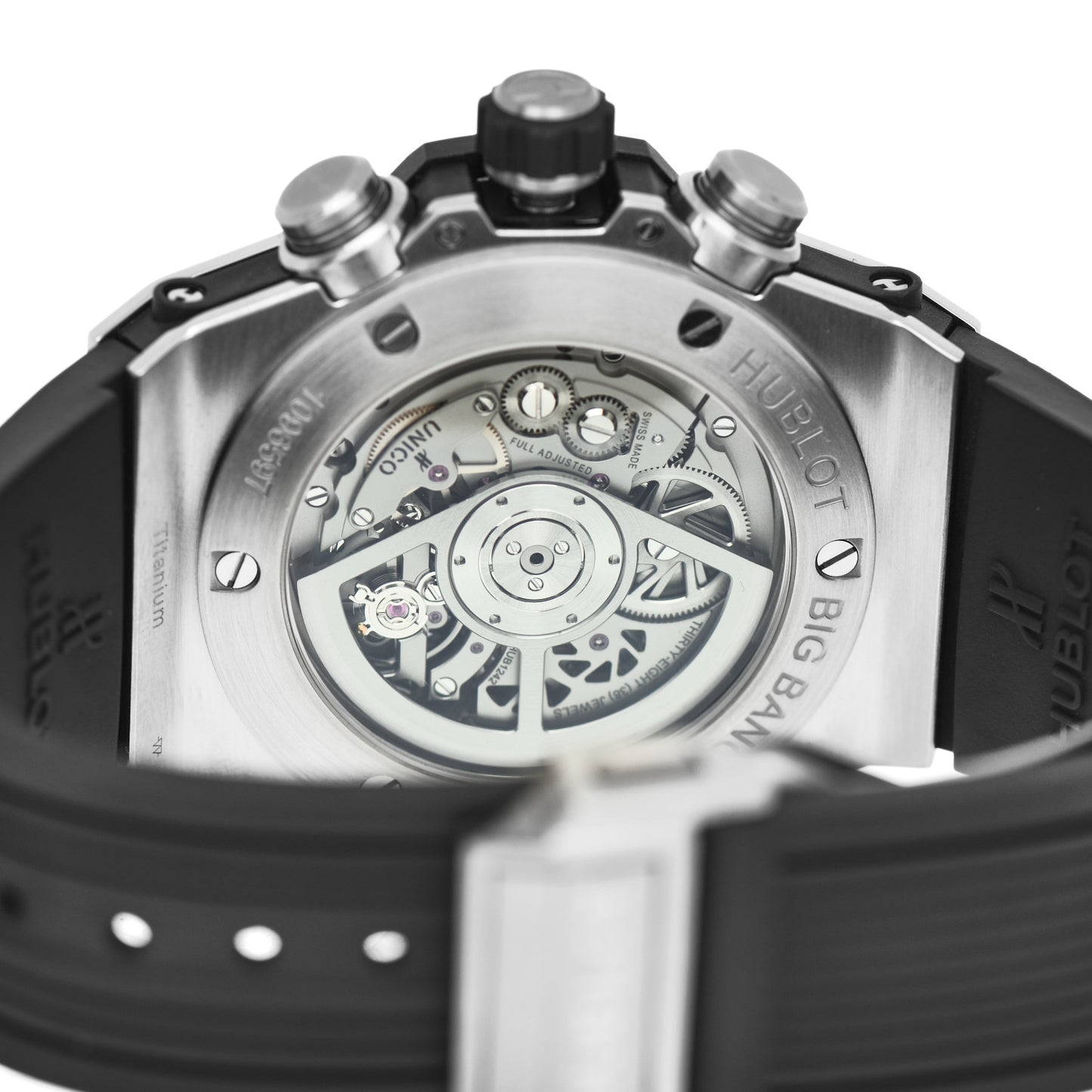 Titanium Rubber 45mm Big Bang Unico Watch Black 441.NX.1170.RX