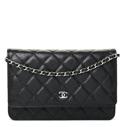 Chanel Caviar Quilted Wallet On Chain WOC Black 1 of 4