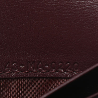 Christian Dior Oblique Saddle Card Holder Bordeaux 8 of 9