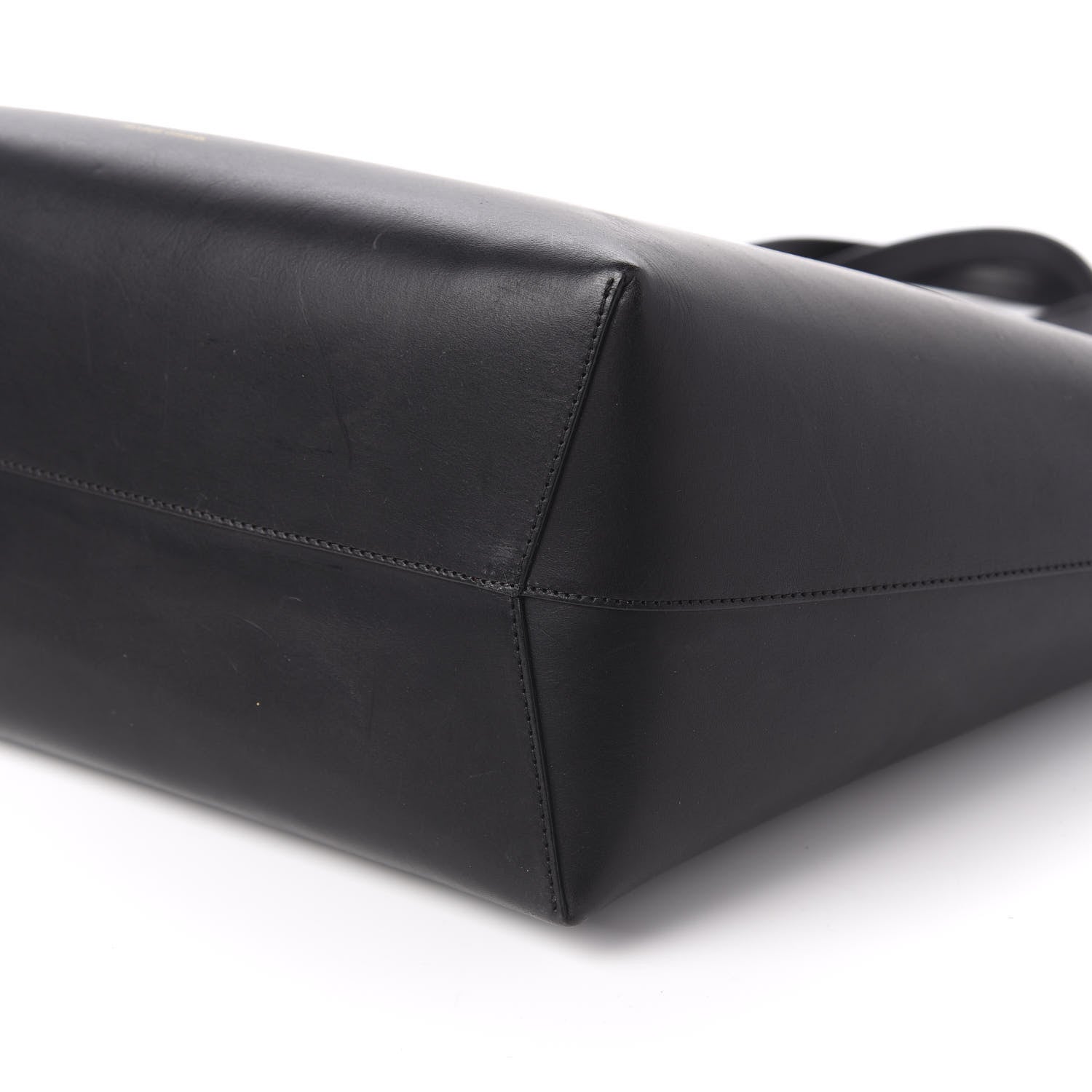 Mansur Gavriel Calfskin Large Shopping Tote Black Flamma 7 of 11