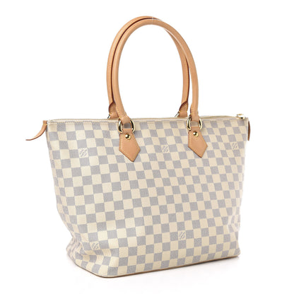 Louis Vuitton Damier Azur Saleya MM 3 of 11