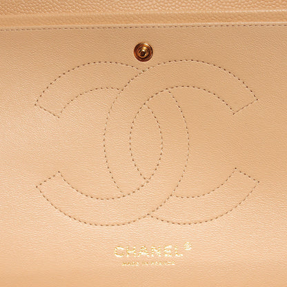 Chanel Caviar Jumbo Double Flap Beige Clair 9 of 10