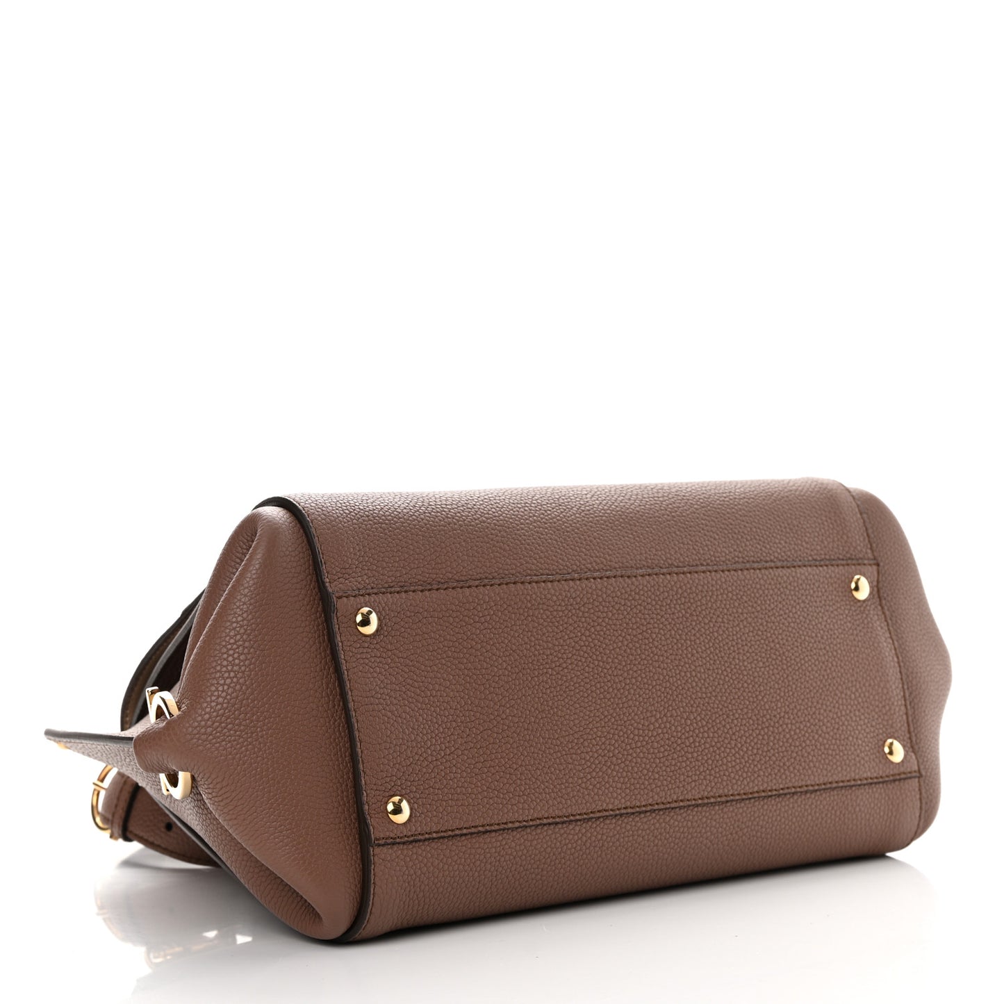 Calfskin Sofia Shoulder Bag New Moka