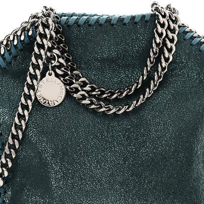 Stella McCartney Shaggy Deer Tiny Falabella Tote Petroleum 8 of 10